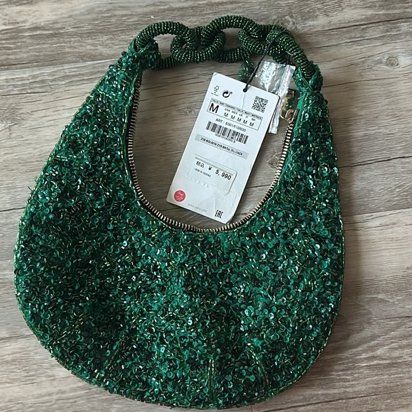Zara beaded shoulder bag - Picture 2 of 3